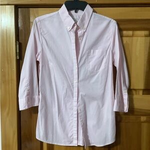Banana Republic Pink Button-Up Blouse